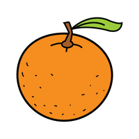 Desenhos de Laranja para colorir