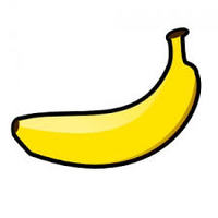 Desenhos de Banana para colorir