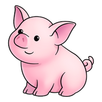 Desenhos de Porco para colorir