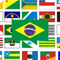 Desenhos de Bandeiras dos Estados Brasileiros para colorir