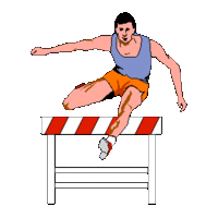 Desenhos de Atletismo para colorir